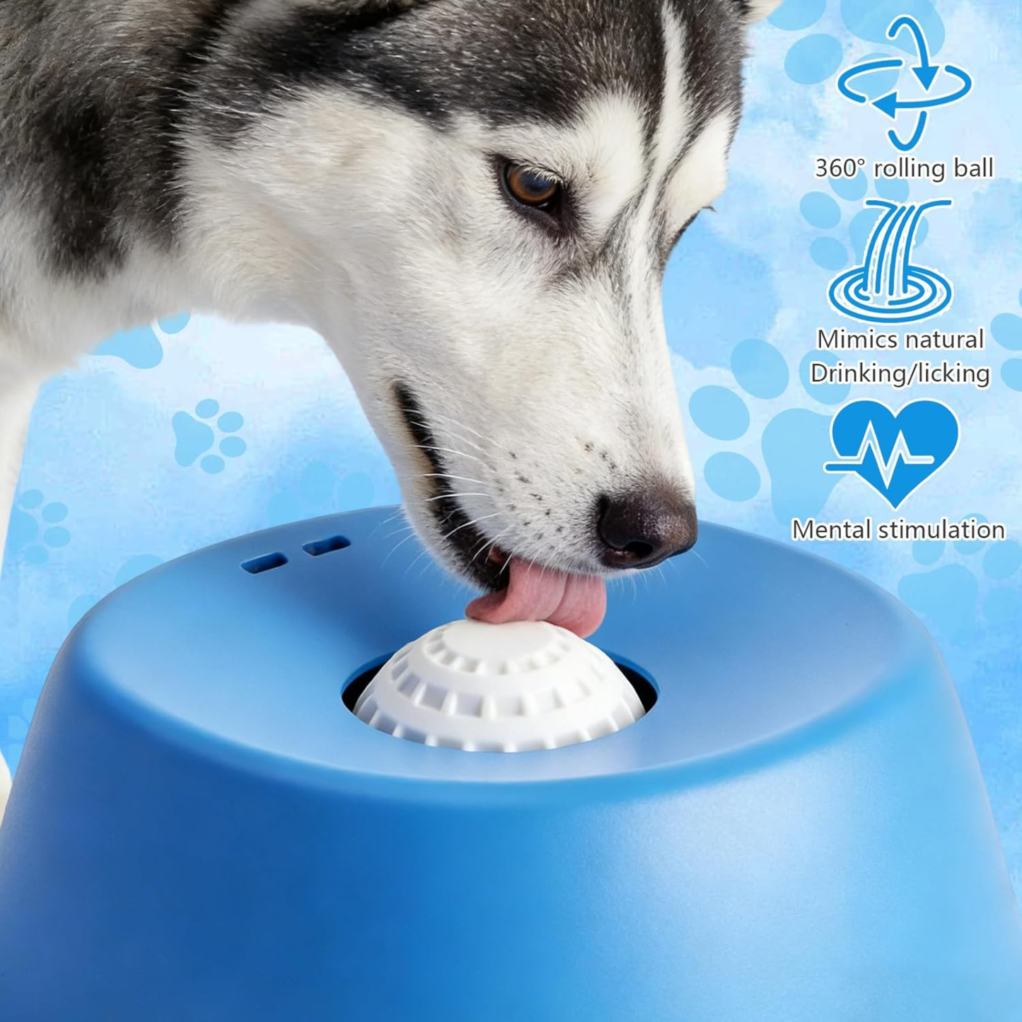 Anti-stress bowl for dogs